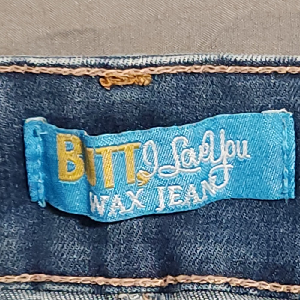 Wax Jeans Juniors 0 24x26.5 Low Rise Skinny Distressed Medium Wash - Picture 4 of 13